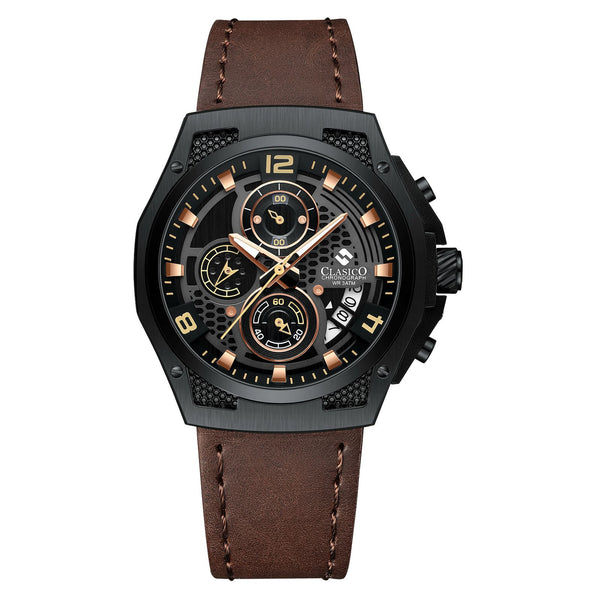 Brown-Black Dial | Brown Band / 40MM