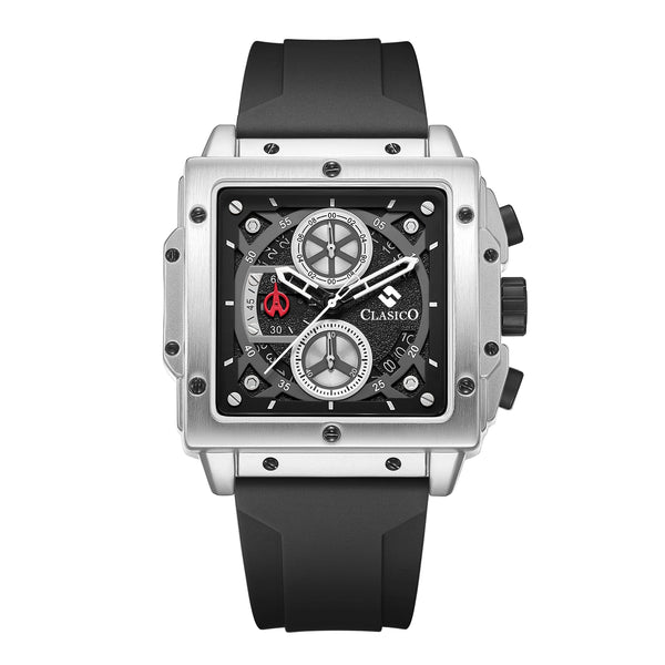 Black-Silver Dial | Black Band / 42MM