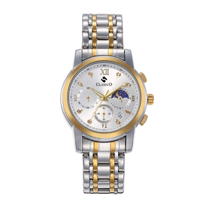 Silver Dial | Gold Bezel | Gold and Silver Band