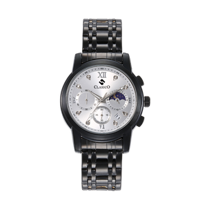 Silver Dial | Black Bezel | Black Band