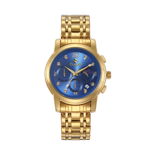 Blue Dial | Gold Bezel | Gold Band