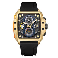 Black-Gold Dial | Black Band / 42MM