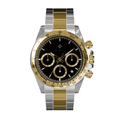 Clasicio Dynasty chronograph watch with a premium stainless steel bracelet and tachymeter bezel, Astronova Collection.