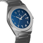 Water-proof Clasicio Bahr watch in brushed stainless steel with a premium back cover and sophisticated design.