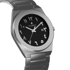 Water-proof Clasicio Layl watch in brushed stainless steel with a high-end, sophisticated case finish.